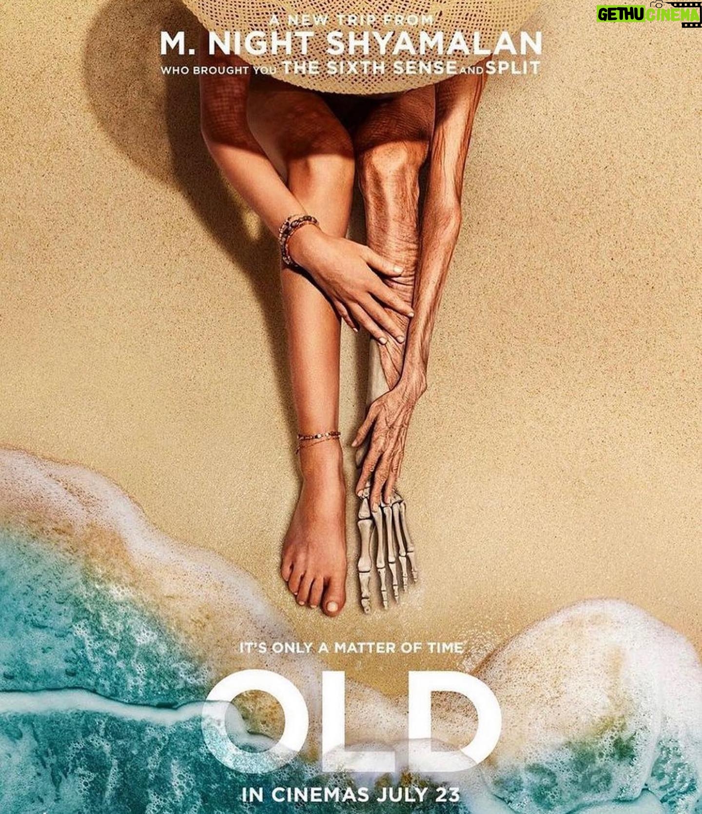 Francesca Eastwood Instagram - It was such a privilege being in a movie theater with two of my best friends watching @oldthemovie on the big screen. The performances and quality of this film directed by one of my heroes gave me the best anxiety attack of my life. Ready to see it again!