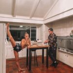 Francesca Eastwood Instagram - Casual take out night