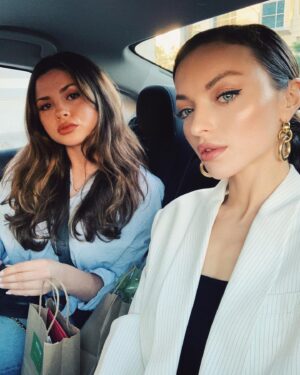 Francesca Eastwood Instagram - Night out 😬 @morganeastwood