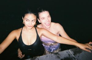 Francesca Reale Instagram - Note to self: if you are a wonder bread white like myself, all pastel colors usually look like your skin tone in a weird way and you will look naked in pictures.  Lesson learned. Miss these days nonetheless. 💔