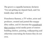 Franchesca Ramsey Instagram – Not me & @onlyyflex in the @washingtonpost?! The IG landlords bout to be PISSED 🤬😭 link in bio!
–
📸: @alishajucevic