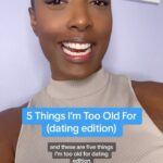 Franchesca Ramsey Instagram – 5 Things I’m Too Old For: #Dating Edition | tell me your dating deal breakers in the comments!