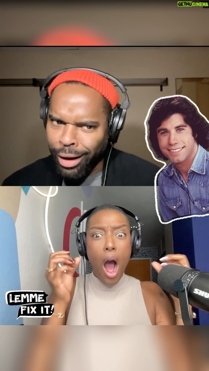 Franchesca Ramsey Instagram - This week on @fixitpod we’re reviewing the 1989 blockbuster Look Who’s Talking starring John Travolta and Kirstie Alley. Our biggest rewatch revelation? John Travolta was fine as HELL!?! Is it bad that we low key forgot?? 👀🥵 We know you’re sick of reboots BUT if this film got a reboot who would you cast?? Tell us in the comments! - Listen to “Look Who’s Talking: The Egg is Silent” wherever you get your favorite podcasts! New episodes of Lemme Fix It every Wednesday!