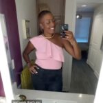 Franchesca Ramsey Instagram – After 4 years of begging & pleading I’m finally giving y’all a much requested #apartmenttour! If you’re suddenly feeling inspired to spruce up your place, hit up my Amazon storefront via the link in my bio! I’ve linked some of my decor faves along with other items that fit my colorful   #midcentury #modern   #boho #glam aesthetic. 🥰