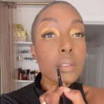 Franchesca Ramsey Instagram – My #VanityFairOscarParty lewk was peak #budgetbouge we tightening the purse strings a bit, which means doing my own makeup & shopping my own closet but still lookin cute okeeee 💅🏾 *swipe* for my inspo & the full fit ✨
–
eyes: @danessa_myricks @danessamyricksbeauty colorfix foils: nightcap   gilded
lip: @danessa_myricks groundwork defining neutrals palette   @mentedcosmetics brand nude 
dress: @cinqasept found on @ebay 
bag: @jw_anderson purchased 2nd hand on @therealreal 
bawdy: @slayathletic 💪🏾