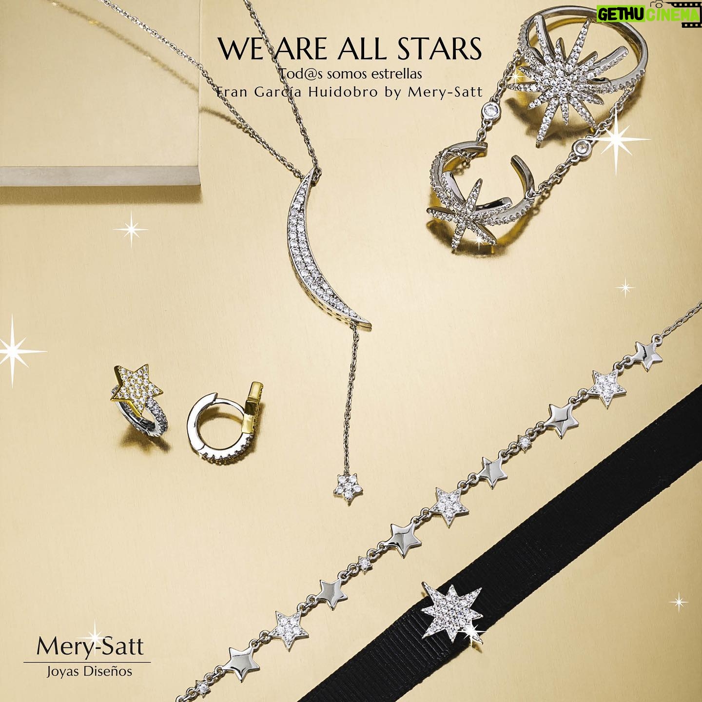 Francisca García-Huidobro Instagram - ¡Este fin de año, tod@s somos estrellas! 💫 Quiero compartir contigo mi colección más personal, un sin fin de brillos y estrellas para regalar a tus seres queridos esta Navidad. Más de 100 nuevos diseños con sentido, llenos de elementos y significado, como las estrellas que simbolizan la conexión con uno mismo, la luna que se atribuye a la espiritualidad y la autenticidad simbolizada en los brillos de las circonitas suizas engastadas en aros, anillos, collares, tobilleras y pulseras que representan a todos los soñadores. La Fran ⭐️💫 @la.frangh