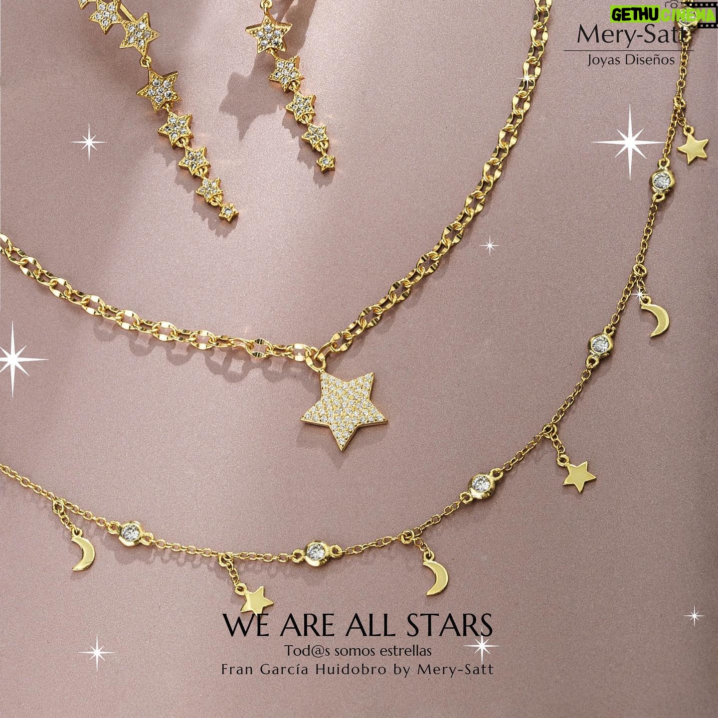 Francisca García-Huidobro Instagram - ¡Este fin de año, tod@s somos estrellas! 💫 Quiero compartir contigo mi colección más personal, un sin fin de brillos y estrellas para regalar a tus seres queridos esta Navidad. Más de 100 nuevos diseños con sentido, llenos de elementos y significado, como las estrellas que simbolizan la conexión con uno mismo, la luna que se atribuye a la espiritualidad y la autenticidad simbolizada en los brillos de las circonitas suizas engastadas en aros, anillos, collares, tobilleras y pulseras que representan a todos los soñadores. La Fran ⭐️💫 @la.frangh