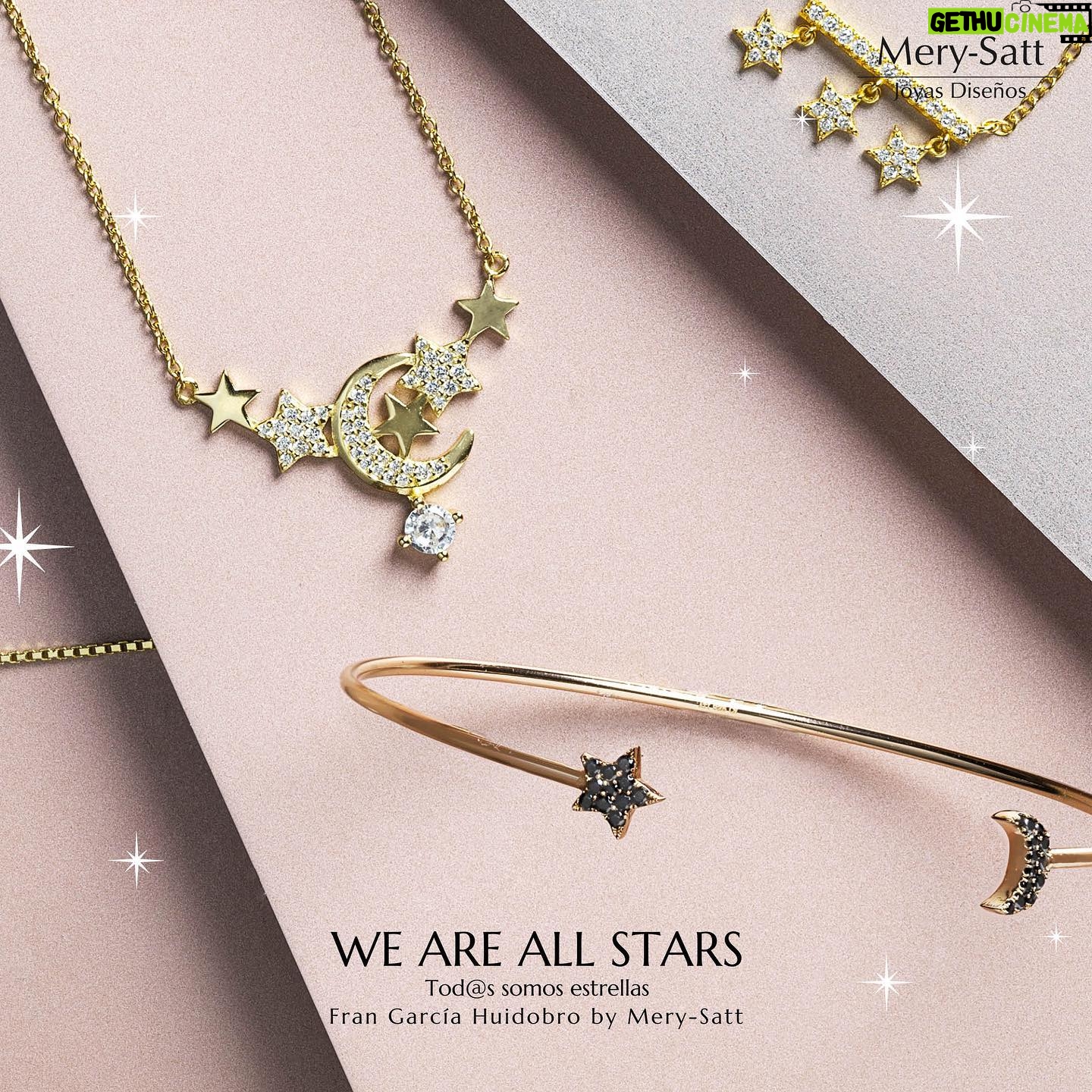 Francisca García-Huidobro Instagram - ¡Este fin de año, tod@s somos estrellas! 💫 Quiero compartir contigo mi colección más personal, un sin fin de brillos y estrellas para regalar a tus seres queridos esta Navidad. Más de 100 nuevos diseños con sentido, llenos de elementos y significado, como las estrellas que simbolizan la conexión con uno mismo, la luna que se atribuye a la espiritualidad y la autenticidad simbolizada en los brillos de las circonitas suizas engastadas en aros, anillos, collares, tobilleras y pulseras que representan a todos los soñadores. La Fran ⭐️💫 @la.frangh