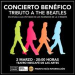 Francisca Imboden Instagram - Teatro Nescafé de las Artes @teatro_nescafe y @culturacap se unen para realizar un único Concierto Benéfico Tributo a The Beatles el sábado 2 de Marzo a las 20:00 hrs. Todo lo recaudado ira en directo beneficio de las víctimas de los incendios que han asolado@a la 5ta Región estos últimos días. Con la participación cantante de @gabrielcanasg @carmenengloriabresky @emilianoguera @franwalk @gaburzua @joseantonioraffo @josefinafiebelkorn @kokesantaana @matiasoviedobanda @montseballarin @viviannedietz Banda en Vivo y la Animación de @varletazo @dayanaamigo @mariaomegnaoficial @marianaloyolaruz @paola.volpato.martin @palomamoreno y @francaimboden La venta de entradas comenzará este 8 de Febrero a través de @ticketmastercl y sin recargo en boleterías del Teatro. Muchas gracias! #somosuno #noslevantamosjuntos💪