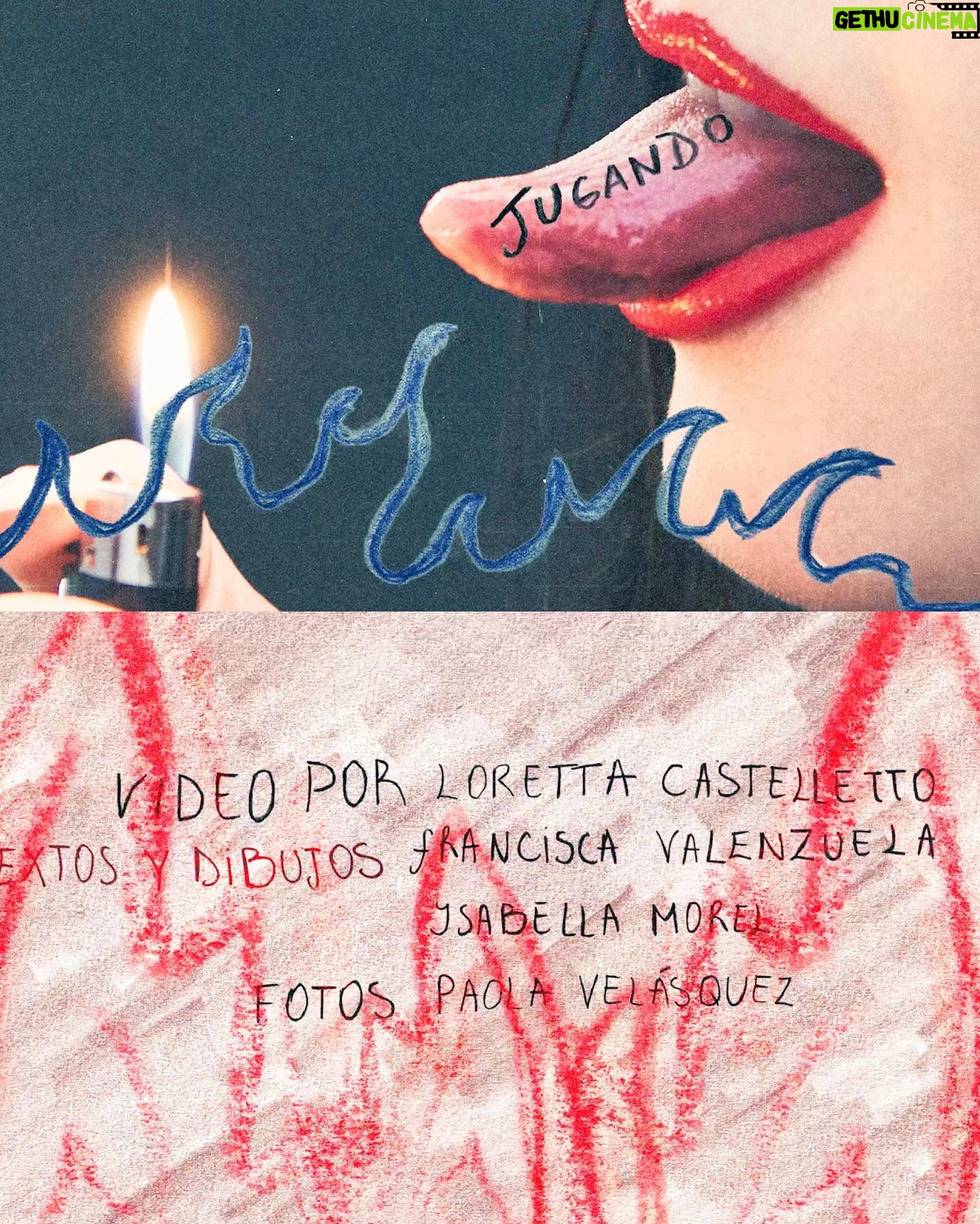 Francisca Valenzuela Instagram - no puedo estar bien. necesito el BORDE 🔥 JUGANDO CON FUEGO 🔥 Nuevo Lyric Video. Ya disponible en youtube x Frantastic Records 2024. ❤️🔥 CRÉDITOS ❤️🔥 Video por @lorettacastelletto Texto y dibujos por Isabella Morel y yo :) Fotos x @paolavelasquezdiaz Styling @babyv4mp @amandaych8 @catafernandez2k Makeup @nikiossandon Pelo @viersaez Uñas @isihennig