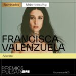 Francisca Valenzuela Instagram – muchas gracias por las 3 NOMINACIONES PREMIOS @pulsarchile 💕qué honor y felicidades a mis colegas nominadxs

🎀 grabación del año – ADENTRO
🎀 canción del año – DÓNDE SE LLORA CUANDO SE LLORA?
🎀 mejor artista pop 

viva la música independiente :) 

muchas gracias a todo el team musical, técnico, creativo, frantastic, (mi sello y productora), @rodrigdi todo el team visual, audiovisual y mgmt, banda y staff del tour de chile y latam ♥️

y felicitaciones a mi co productor @frvnciscovictoria x su nominación a productor del año 💕