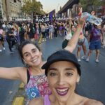 Francisca Walker Instagram - 8M 💜 Que emocionante volver a encontrarnos en la calle, pura alegría y complicidad.