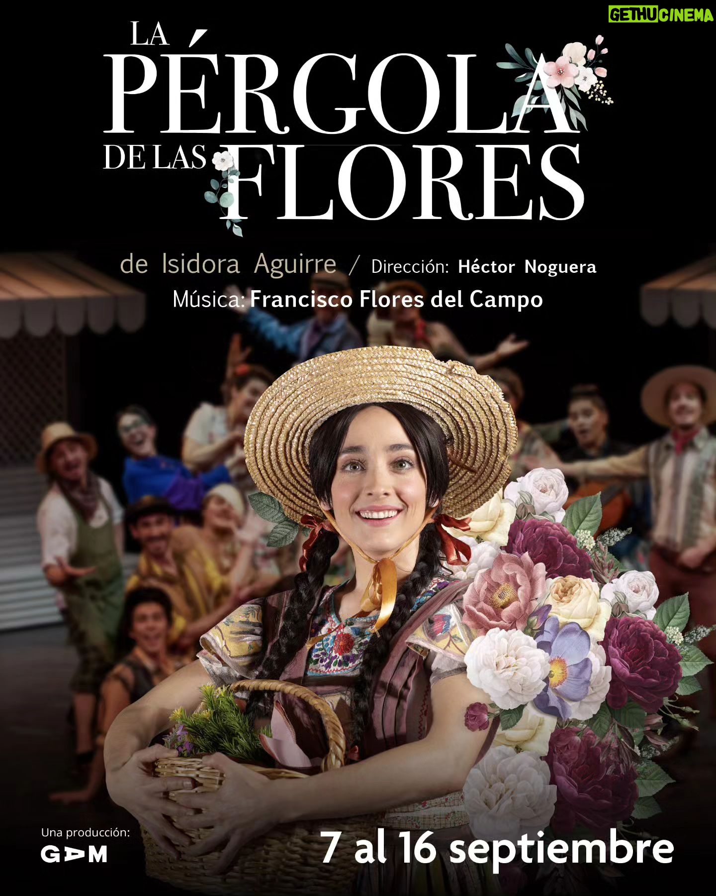 Francisca Walker Instagram - Desde mañanaaaa!!! Nueva temporada de "La Pergola de las Flores" . 🌺🌻🌼🌷🪻⚘️ Es un montaje maravilloso, dirigido por @hectornogueraillanes , lleno de historia y compañeros talentosos que no se pueden perderen. Sólo 2 fin de semanas en @tm_lascondes . 🎫 Para entradas link en mi bio