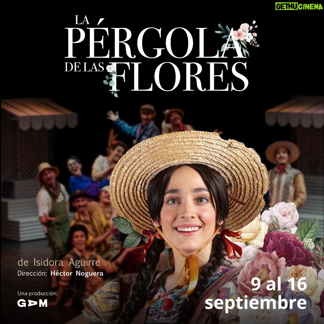 Francisca Walker Instagram - Waaaaaaa!! Que afortunada me siento de ser parte de este hermoso montaje. 💐 La Pérgola de Las Flores 💐 Nos vemos del 9 al 16 de septiembre en el @tm_lascondes Las entradas ya están a la venta! Producción de @centrogam