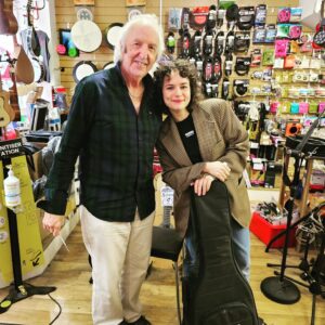 Frankie Ward Instagram - I'm determined to spend more time in Kilkenny and need a guitar to do music streams with... also I'm in Ireland - I can't be without music!

Got to meet the lovely Frank of @essaness_music and was torn between a Rathbone and a @lowdenguitars Sheeran model, and the Ed aka @teddysphotos won - the Wee Lowden style size is a perfect foil to my tiny hands. Also, it just resonates wonderfully. Call it an heirloom - but also I need to get writing again...

Also my father-in-law Tom Lacey can now play Zombie by the Cranberries so we're off to a flying start. Christy Moore next!