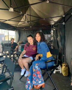 Frankie Adams Instagram - It’s @thepantherstv day and what a lucky lady I was to be able to pop in and work with all these incredible people. You have all outdone yourselves!!! Thank you to the Polynesian Panthers for all you did for our people back then. It has had a profound affect on our history and for that I am eternally grateful. Power to the people! @crystalpistolbangbang @tomhern @nuafinau 🖤🖤🖤