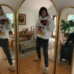 Frankie Adams Instagram - Too tall for this mirror