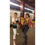 Frankie Adams Instagram – That one time I took Johnny to New York… She didn’t like it 🤦🏽‍♀️