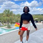 Freddie Ransome Instagram – my favorite look from @afro.tech weekend! thanks @culturehouseofficial for having me spin some chunes!

top: @heronpreston 
skirt: @ansarelithelabel 
boots: @maisonmargiela 
bag: @brandonblackwoodnyc 
sunnies: @akila.la X @chinatownmarket