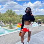 Freddie Ransome Instagram – my favorite look from @afro.tech weekend! thanks @culturehouseofficial for having me spin some chunes!

top: @heronpreston 
skirt: @ansarelithelabel 
boots: @maisonmargiela 
bag: @brandonblackwoodnyc 
sunnies: @akila.la X @chinatownmarket