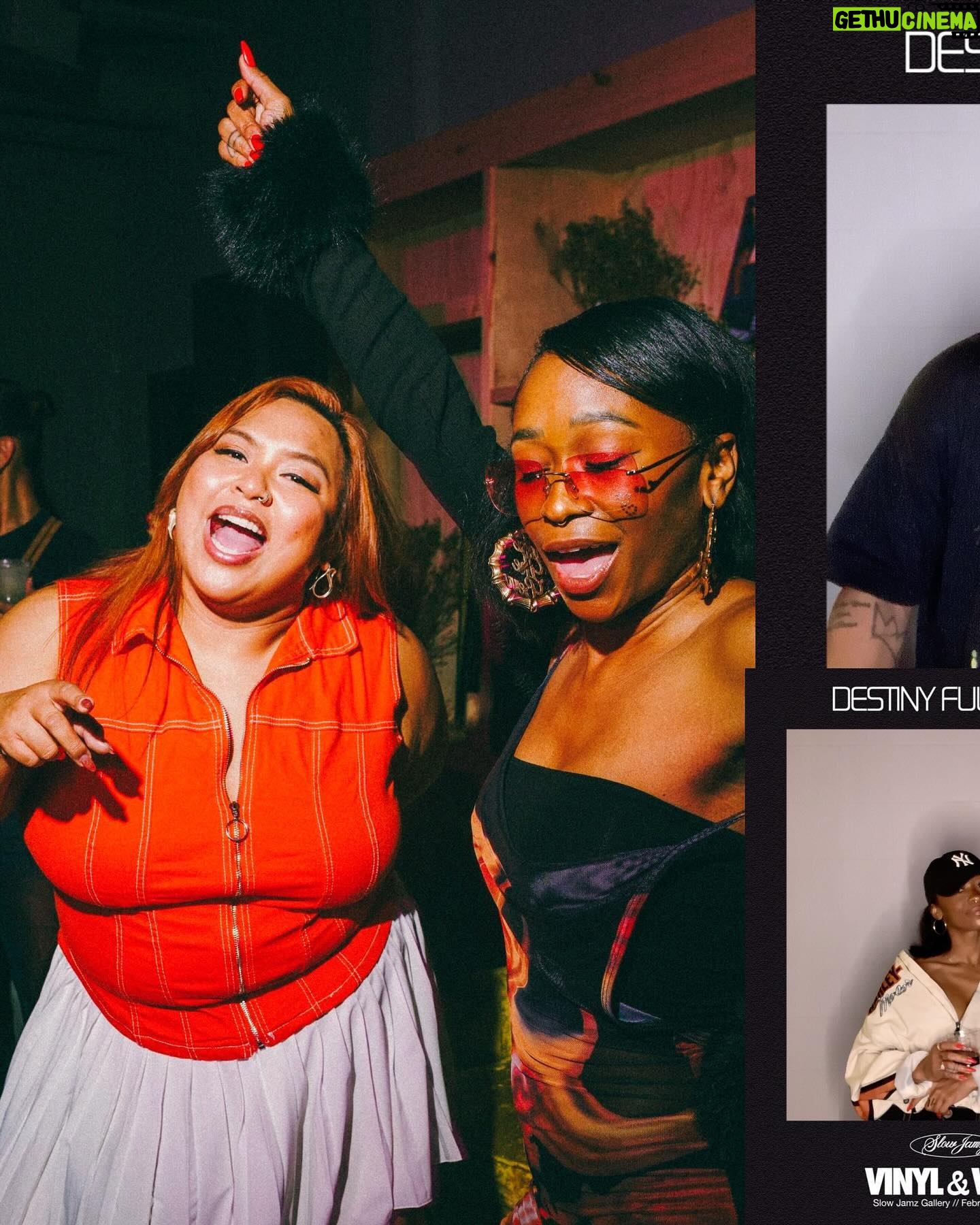 Freddie Ransome Instagram - Thank you to everyone who pulled up to @slowjamz.co Vinyl & Vino: Destiny Fulfilled. Packed out both nights. The Destiny Fulfilled crowd was littttt ❤️🔥 Shout-out to my co-host @midiriperton! Another ladies night for the books! ✅ 📸: @bymaximilianophoto