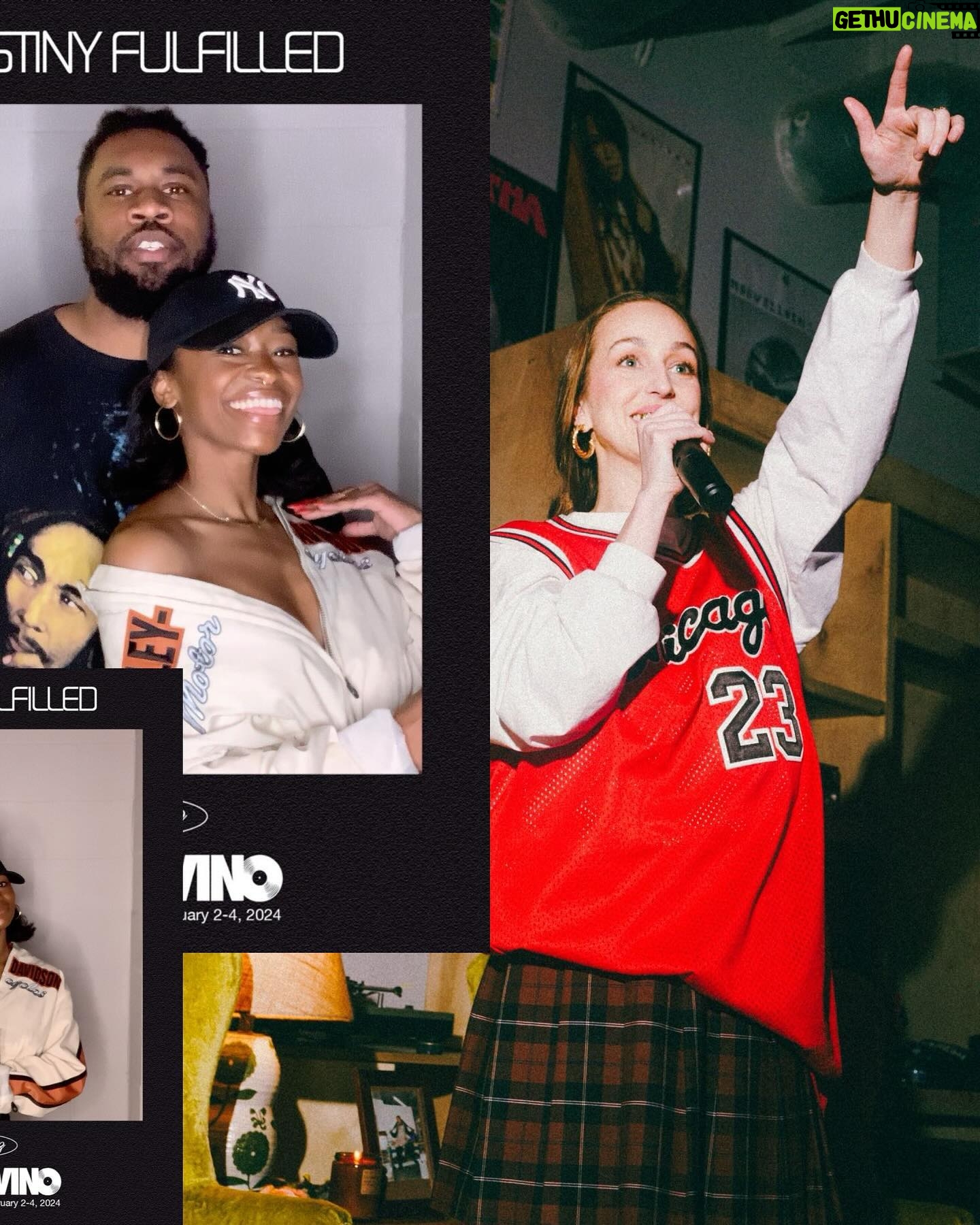 Freddie Ransome Instagram - Thank you to everyone who pulled up to @slowjamz.co Vinyl & Vino: Destiny Fulfilled. Packed out both nights. The Destiny Fulfilled crowd was littttt ❤️🔥 Shout-out to my co-host @midiriperton! Another ladies night for the books! ✅ 📸: @bymaximilianophoto