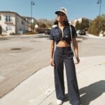 Freddie Ransome Instagram - took a field trip to a gated community this weekend. highly recommend! set: @dickies hat: @aquaticleisurecenter sneakers: @newbalance bag: @balenciaga