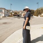 Freddie Ransome Instagram - took a field trip to a gated community this weekend. highly recommend! set: @dickies hat: @aquaticleisurecenter sneakers: @newbalance bag: @balenciaga