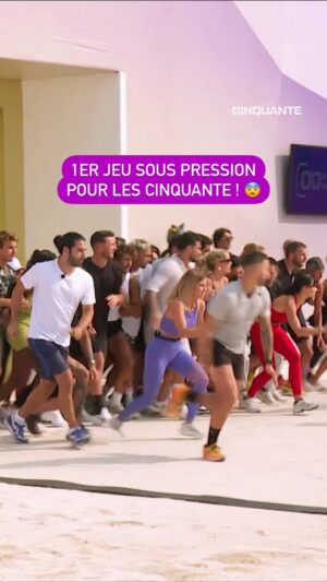 Frédérique Brugiroux Instagram - "À tous les joueurs, le jeu n°1 commence maintenant" 🥵😱 
La tension est à son comble pour les joueurs qui doivent esquiver les balles durant ce 1er jeu éliminatoire 🥎🎾 
 
🦁 #Les50, aujourd’hui à 19:50 & déjà disponible sur @6play avec l’option 6play max