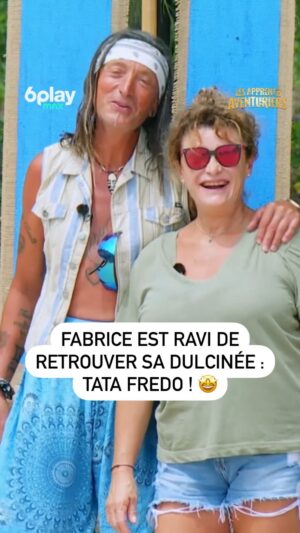 Frédérique Brugiroux Instagram - "C’est mon amoureuse" 🤭 
@fabrice_pekinexpress_12_13_14 est heureux de retrouver @fred_lesanges, son coup de cœur, avec qui il va faire équipe ! 🤝 
🥥 #LAA7, nouvelle saison, ce lundi à 19:50 & déjà disponible en avant-première avec @6play max