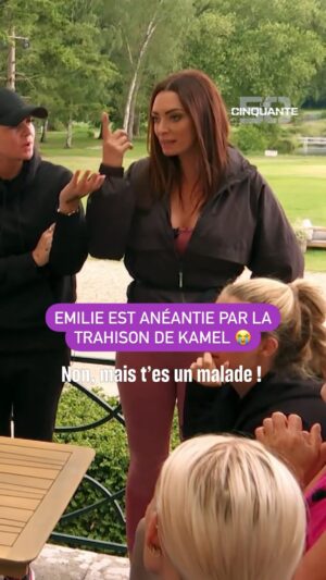 Frédérique Brugiroux Instagram - "15 ans d’amitié et même pas 1 vote !" 🤬⚡
Éliminée à cause de @djibaouikamel, @emilienefnaf décide de rompre définitivement leur amitié et ça explose de partout 💥

#Les50, à (re)voir sur @6play