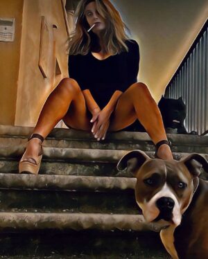 Frédérique Brugiroux Instagram - • 𝑳𝑶𝑽𝑬 🖤🐺