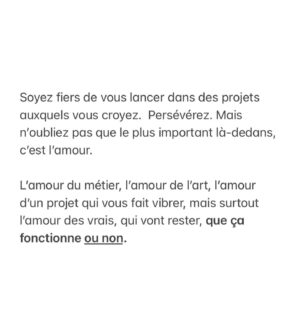 Frédérique Dufort Instagram - Petit mot plein d’amour pour vous, pour nous, pour tout ! 🩵 

Merci !