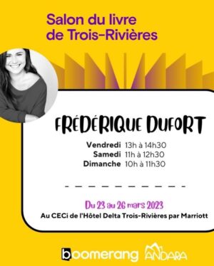 Frédérique Dufort Instagram - J’ai des p’tites nouvelles pour vous 

1️⃣   C’est ENFIN le printemps ! 

2️⃣ Trois-Rivières, je débarque chez toi de vendredi à dimanche pour le @salondulivretr et j’ai vraiment hâte ! 

3️⃣ 🎬🎉 She’s back… oh she’s sooooo back. Watch out ! 

4️⃣ Si ça te tente d’embarquer sur le «  Happy train » comme je l’ai dit en story il y a deux jours ; on laisse le négatif en arrière avec l’hiver, puis on switch le mindset à go ! Deal? LET’S GOOO !! 🤝