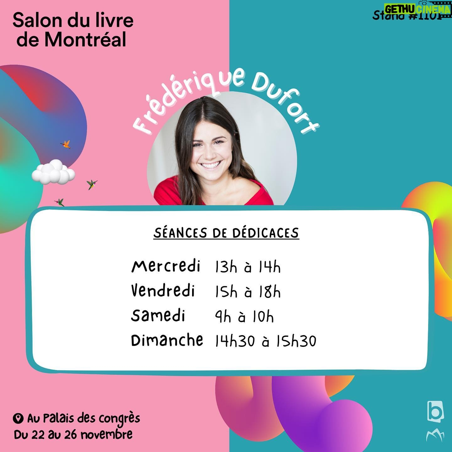 Frédérique Dufort - 3 Likes - Woupeeelaaaye!
Je suis tellement focus sur mes projets ces temps-ci (🤯rester assise et concentrée pendant des heures…. Miracle de TDAH - ceux qui savent, savent !). J’ai donc eu une belle surprise dans l’horaire en voyant le @salonlivremtl ! 👏🏼
Si ça te tente de venir faire un petit tour, de tester mes connaissances (je me donne pas mal le défi de te trouver n’importe quel titre depuis que je fais mes chroniques 🤓) ou juste de venir jaser 🩵
J’y serai ! xxxx