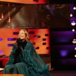 Freya Ridings Instagram – I can’t believe it’s been a whole year since I performed Weekends on @thegrahamnortonshowofficial 💫 Still in love with this beautiful blue dress styled by @karl_willett 😍 What a wonderful experience 🎤❤️