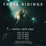 Freya Ridings Instagram - LA FRIENDS 📣 I am so beyond excited to announce my residency at the incredible @thehotelcafe in LA from now until June ❤️🥹 I have been looking forward to these shows for so long and now they are so close! I cannot wait to spend some time in LA and I am beyond grateful for this amazing opportunity 🙌 🇺🇸 Tickets go on sale on Friday January 19th at 10am Pacific Time 🎟️ Please come along for a night of dancing, singing and crying together! 🥹💃🎊