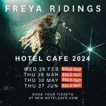 Freya Ridings Instagram - WOW!!! My residency at @thehotelcafe is officially sold out. 🥹❤️ Thank you all from the bottom of my heart, I wouldn’t be here without your love and support. I can’t wait for my final shows, see you there! 🎤🥰❤️ Photography credits: @jackrobinson.photo @samhkay