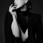 Fujii Karen Instagram - 🌑🌑🌑 Photographer : @_tokiofromtokyo_ Hair/Make up : @so.tkg_5 Styling : @keisuke_matsuoka Costume : @anndemeulemeester_officia