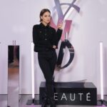 Fujii Karen Instagram - "YSL ラブシャインリップスティック"のローンチイベント「YSL LOVESHINE FACTORY」に行ってきました🖤 今日は私服と自メイクでサンローランビューティーを意識しながら セルフプロデュース🫶💄🌹 #YSLラブシャイン は、デパコスリップを代表するYSL「ルージュ ヴォリュプテ シャイン」が進化した新リップ。 フルーツオイルイン＆“ツヤ再現成分”の配合量が大幅アップしたみたいで、 唇がぷるぷるになります🫶 保湿力が高く潤いが続き、ケア効果もあるのは最高です🫶 つけ心地もよく、薄膜でするすると塗れるから、 毎日大活躍する新定番リップになりそうだな💄🌸☺️ 私のお気に入りカラーは、No.204🤎 ヌーディーな大人っぽい艶感のある色が好み！ 明日からたくさん使おう😗 #YSLLoveshine #YSLラブシャイン #yslmakeup #PR @yslbeauty