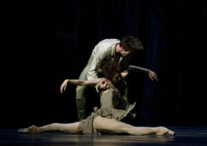Fumi Kaneko Instagram - Manon by Sir Kenneth MacMillan 
A masterpiece that makes me realise that sometimes body language can speak so much more than my voice. Through the incredible music by Jules Massenet. Trying to intake every details in the rehearsal process 🤍✨ 
Performance on 23, 27 February with @vadimmuntagirovofficial as my Des Griux 🙏✨ 
Thank you @dancersdiary for capturing this from the stage rehearsal a few weeks ago 📸
@royaloperahouse #manon #ballet #live #dance #royaloperahouse #royalballet