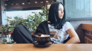 Fəridə Şahbazova Instagram - 1 cup of something☕️ #rainybaku