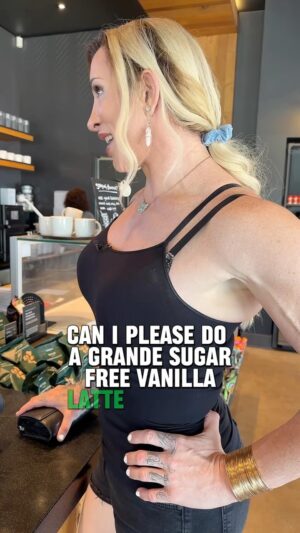 Gabbi Tuft Instagram - Come with me to @starbucks to see my daily order.
-
I really love that they have nutrition facts in the Starbucks app BUT I would really like to see it reflect customization of orders.
-
We’re kind of flying blind with customizations BUT I know the sugar free vanilla syrup reduces the overall sugar content dramatically, and the non-fat milk does the same.
-
This is the balance in life I talk about too, where I know there are artificial sweeteners in the sugar free syrup. We all have limits to what we accept as “healthy” and I never judge your choices. For me, I’m all in on my “must have” latte a few times a week and I’m happy as a 🐷 in 💩 about it 😎❤️
-
Over 2000 clients of success in the last 14 years.
–
Details in my profile for my one on one fitness and nutrition coaching
–
Or go to coach gabbi.com.
–
Happy coffee time!
-
Not a paid partnership…with anyone - ever.
-
#healthy #healthyfood #nutrition