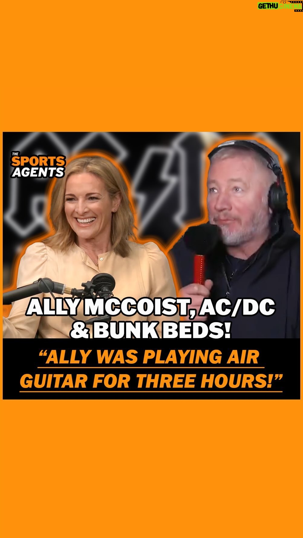 Gabby Logan Instagram - Gabby knows all about Ally McCoist’s love of AC/DC after a clip of him in the Bayern Munich commentary box went viral this week.