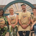 Gabby Logan Instagram - The Great Celebrity Bake Off for @su2cuk watch or stream on Sunday at 7.40pm on @channel4 🙏🏻 Such a joy to be part of this special show with @phlaimeaux @otimabuse @suziruffellcomedy @prueleith @alisonhammond55 @noel_fielding and yes that is @blakelively who watched from the back of the tent she’s such a big fan of #GBBO not at all intimidating 😬 having her there as the final judging took place. Stand Up To Cancer UK, the joint national fundraising campaign between Channel 4 and Cancer Research UK, has celebrated a decade of partnership which has now raised more than £113m to fund life-saving cancer research. All the money raised by Stand Up To Cancer funds translational research, to help take discoveries from the lab and turn them into tests and treatments to benefit patients. To find out more about Stand Up To Cancer and how you can support, visit su2c.org.uk or channel4.com/SU2C or follow us on Facebook, Twitter, Instagram or TikTok. 🙏🏻🙏🏻🙏🏻