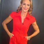 Gabby Logan Instagram - Sin Bin it’s been a blast. Series 7 over and out. 🎬 red jumpsuit by @me_andem ❤️ @lizbeckettmua 😍 @charlottehandleygreen