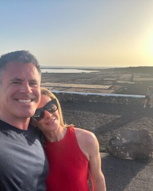 Gabby Logan Instagram - Well Lanzarote you were an absolute delight. The official LTB (Lanzarote Tourist Board) CEO @lizbeckettmua has raved about you for a while. Rebooted and reset with sunshine, laughter, a bonus of @reuben_logan and @will_glister for dinner @kennylogan11 ☀️