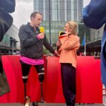 Gabby Logan Instagram – Sporty week. 💪🏼🧡