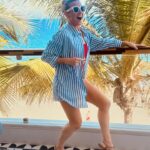 Gabby Logan Instagram – Well Lanzarote you were an absolute delight. The official LTB (Lanzarote Tourist Board) CEO @lizbeckettmua has raved about you for a while. Rebooted and reset with sunshine, laughter, a bonus of @reuben_logan and @will_glister for dinner @kennylogan11 ☀️