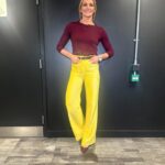 Gabby Logan Instagram - Sin Bin it’s been a blast. Series 7 over and out. 🎬 red jumpsuit by @me_andem ❤️ @lizbeckettmua 😍 @charlottehandleygreen